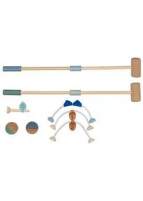 Kindergolftrolley , Hellblau, Hellgrün, Cognac , Holz, Holzwerkstoff , Kork , Sperrholz , Grüner Punkt, EN 71 , Spielzeug, Sonstiges Spielzeug