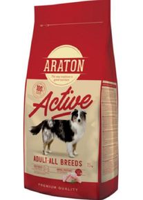ARATON dog adult active all breed poultry kuracie granule pre dospelé psy 15+1kg