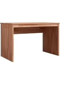 Linea Natura Schreibtisch , Kernbuche , Holz , Kernbuche , massiv , rechteckig , Wange , 75x65x120 cm , in verschiedenen Holzarten erhältlich , Büromöbel, Schreibtische, Schreibtische
