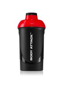 Body Attack Sports Nutrition Body Attack Shaker sports shaker BPA-free colour Black-Red 600 ml