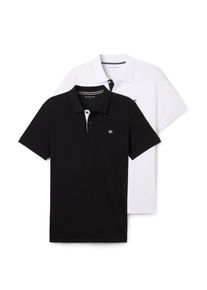 Tom Tailor, Mænd, Bluser & t-shirts, Sort / Hvid, Størrelse XXL