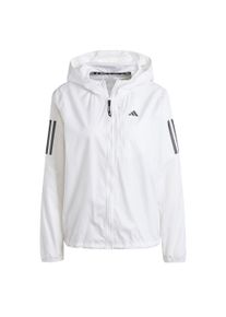 adidas Performance, Damer, Sportsjakke 'Own The Run', Sort / Hvid, Størrelse S
