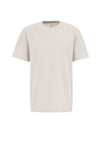 WE Fashion M&auml;n T-shirt camel / ecru Storlek L