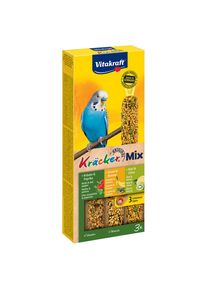 3 friandises Trio-Mix Krackers, perruche, sésame, herbes & kiwi Vitakraft - Friandises pour Oiseaux