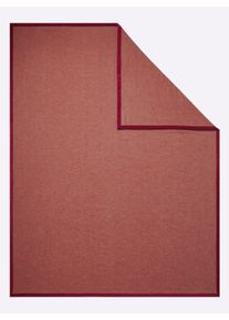 Eskimo unisex woondeken in terra ,maat 100x150 cm - Knieplaid, Witt, 40% Wol, 30% Katoen, 14% Polyamide, 9% Polyacryl, 7% overige garens