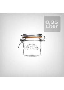 Kilner Weckglas 350ml mit B&uuml;gelverschluss | Luftdicht und Aromaschutz f&uuml;r Kr&auml;uter