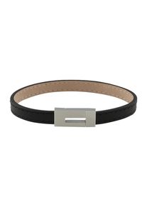 Calvin Klein Heren Armband zwart / zilver One Size