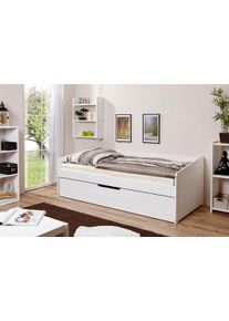 Ticaa Daybett »Micki« mit Zusatzbett in weiß, Größe Liegefläche B/L: 90 cm x 200 cm