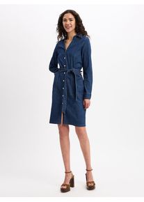 MOS MOSH Blusenkleid Damen blue denim Größe 36