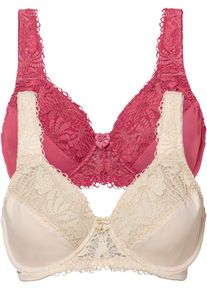 Minimizer bh met beugels (set van 2) - pink - maat 75C - bonprix