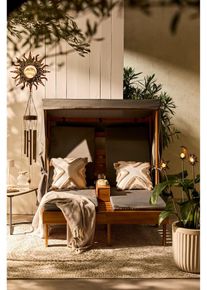Kussenhoes met 3D effect - wit - maat 40x40 cm - bonprix