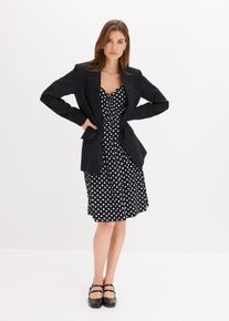 Jersey jurk - zwart - maat 44/46 (L) - bonprix
