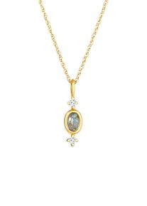 Elli Premium - Pendente con labradorite e topazi in Argento Sterling 925 dorato Collane 1 pieces female