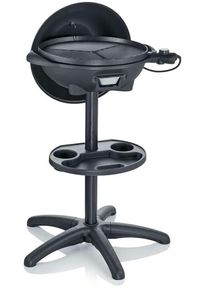 Severin PG 8541 elektrischer Standgrill Barbecue Kugelgrill 2000 Watt schwarz