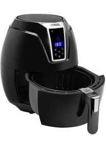 Princess XL 182021 Heißluft-Fritteuse Fritteuse 1400W Display Antihaftbeschichtung Timerfunktion schwarz