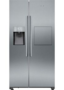 Siemens KA93GAIEP Side-by-Side Stand-Kühl-Gefrierkombination 91cm breit 560 Liter NoFrost antiFingerprint Edelstahl