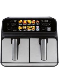 PROFI COOK PC-FR 1287 Heißluft-Fritteuse Airfryer 8 Liter 2200 Watt Edelstahl schwarz