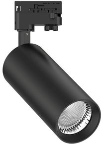 EVN Lichttechnik EVN TRACK T LED Schienenstrahler, dreh-/schwenkbar, rund, 220-240V, IP20, 15,20,25W, 3000,4000,5000K, 1440-1680lm, schwarz (CT250925)
