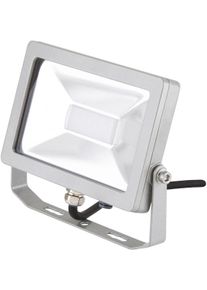 EVN Lichttechnik EVN LED Fluter, IP65, 15W, 3000K, 1380lm, 220-240V, 1,5m Zuleitung mit Schutzkontaktstecker, silber (LFA1502S)