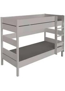 Paidi Etagenbett , Grau , Holzwerkstoff , 90x200 cm , Blauer Engel, Goldenes M , Babymöbel & Kindermöbel, Kinderzimmer & Jugendzimmer, Stockbetten