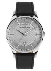 Jacques Lemans Analoguhr Herren schwarz / silber Größe One Size
