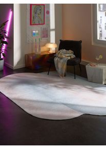 Tapis poil ras lavable Luna Multicouleur 120x170 cm - Tapis poil court design moderne pour salon