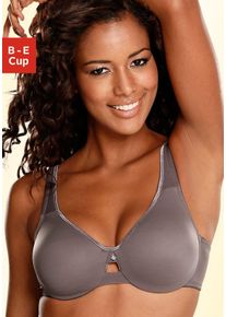 Nuance Dames Minimizer-beha in bruin ,maat 100B, Witt, 85% Polyamide, 15% Elastan