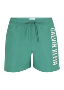 Calvin Klein Swimwear Heren Zwemshorts groen / wit S