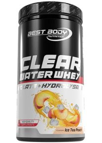 Best Body Nutrition Professional Clear Water Whey Isolate + Hydrolysate, 450 g Dose, Ice Tea Peach