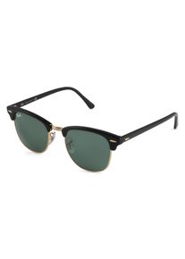 Ray-Ban RB 3016 CLUBMASTER | okulary przeciwsłoneczne | Kształt okularów: browline, minerał, czarny