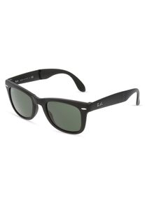 Ray-Ban RB 4105 FOLDING WAYFARER | okulary przeciwsłoneczne | Kształt okularów: kanciasty, minerał, czarny