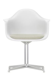 Eames Plastic Arm Chair DAL avec coussin d'assise Vitra