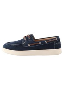 next Slipper Herren navy / braun / weiß Größe 43