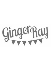 Ginger Ray Trædekoration - stjerneglans bogstav D