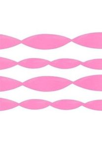 Rosa crepe streamer 24m