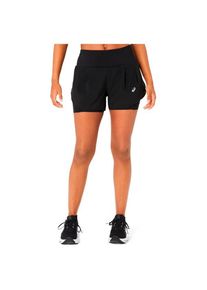 asics Women's Road 2-in-1 3,5'' Short Running shorts Women (XS, black)
