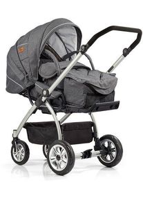 Gesslein M4 Kinderwagen inkl. C1 Lift Tragetasche | grau