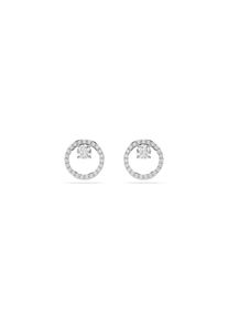 Swarovski Dames Oorbellen 'Constella' zilver / transparant One Size