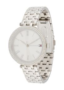 Tommy Hilfiger Uhr 'NATALIE' Damen marine / rot / silber / weiß Größe One Size