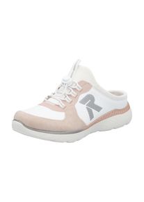 Rieker Sport Clogs Damen grau / puder / weiß Größe 36