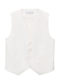 Mango Dames Gilet 'BONNIE' wit 32