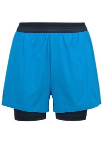 On Women's 3 Performance 2/1 Shorts Running shorts Women (M, blue)