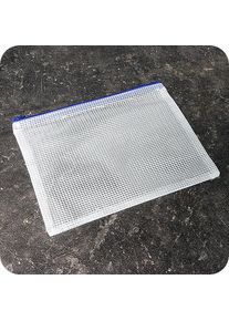 10 Stuks - Zakjes met ritssluiting A4, zacht-PVC, transparant