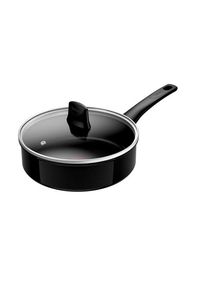 Tefal Renew ON Black Sautepan 24 cm w. lid