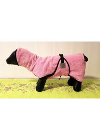 Bademantel für Hunde | pink | XS