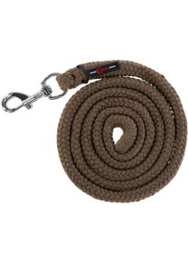 Covalliero ClassicSoft Führstrick, cappuccino, Karabinerhaken