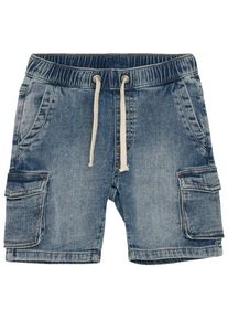 Minymo Kids Shorts Sweat Denim Short Kinderen (134 |grijs/blauw)