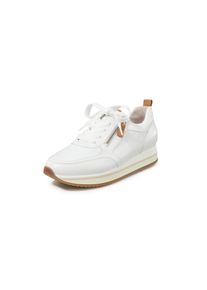 Gabor - Sneakers van leer, wit, Maat 38, leer