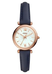 Fossil Uhr Damen kobaltblau / rosegold / weiß Größe One Size