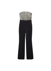 Mango Dames Jumpsuit 'Bastian' zwart / zilver L